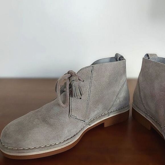 Hush Puppies Cyra Catelyn Ankle Boots silver grey 5M / EU 36 - Picture 8 of 10